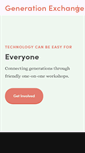 Mobile Screenshot of generationexchange.org
